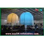 White Club Bar Inflatable Lighting Decoration Jellyfish Nylon Cloth For Party for sale