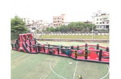 China Giant Silk Printing 0.55mm Inflatable Obstacle Course supplier