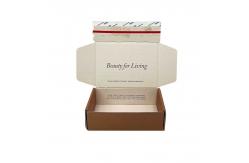 China Recycled Cardboard Paper Mailer Box Zipper Tear Strip Box Mailer Packaging Boxes supplier