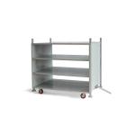 Foldable Zinc Plated four layers 500KGS Nestable Roll Cages for sale