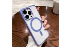 China Colourful Bumper TPU PC Magsafe Phone Case For IPhone Cover supplier