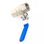 SS316 BSP Threaded PTFE Seal Ball Valve , T Handle Brass Ball Valve for sale