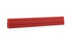 China                    Red Extrusion Rigid PVC Extrusion Profiles Strips              supplier