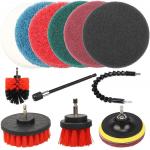 11pcs Electric Bathroom Drill Brush Kit 310g Multipurpose for sale