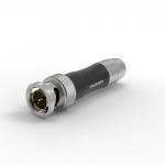 Micro Panel Mount BNC Video Connector Male 0.2dB Insertion Loss for sale