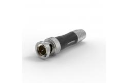 China Micro Panel Mount BNC Video Connector Male 0.2dB Insertion Loss supplier