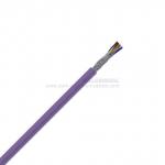 Solid Or Stranded Copper Wire Interbus Cable With Pet Tape Wrapping Purple Jacket for sale