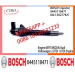 BOSCH injetor 0445110471 04L130277K/C ommon Rail Fuel Injector 0445110471 04L130277K/C For SERT/SKODA/Audi/Volkswagen for sale