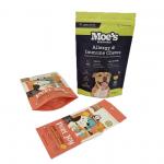 Custom Eco Friendly White Kraft Paper Mango Powder Nuts Pet Food Biodegradable Zipper Smell Proof Paper Packaging Bag for sale