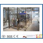 SUS304 Small Scale Milk Pasteurization Equipment , PLC Touch Screen Dairy Tech Pasteurizer for sale