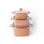 Durable 3.0mm Aluminum Cookware 36cm Non Stick Soup Pot for sale
