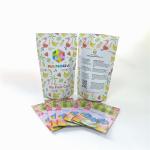 Tea Packaging Laminated Foil CMYK Mylar Zipper Bags for sale