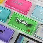 Empty Transparent PVC Drawer Eyelash Box False Eyelash Packaging Box for sale