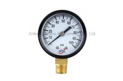 China Aluminum Dial Pressure Gauge 0-50°C Operating Temperature supplier