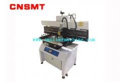 China Durable SMT Line Machine CNSMT-S398 High Precise Semi - Auto PCB Printing Machine supplier