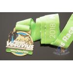 Round Shape Bespoke Marathon Medal / Custom Soft Enamel Running Medals
