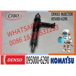 China New Manufacture Diesel Fuel Common Rail Injector 095000-6290 For KOMATSU SAA6D170E-5A 6245-11-3100 for sale