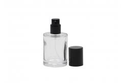 China Luxury Thick Wall 50ml Empty Glass Perfume Bottles With Perfume Pump supplier