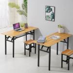 Scratch Resistant Office Computer Training Table 	Black Wooden Customized Sizes