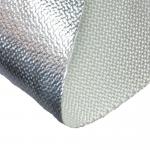 460g/sqm Aluminum Foil Fiberglass Cloth 100cm Wide for sale