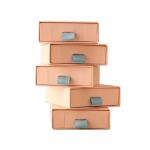 Paperboard Pink Jewelry Gift Boxes Personalized Color for sale