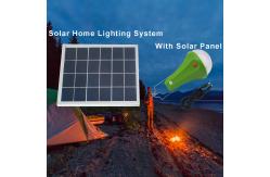 China 2600mah 6 Watt 5 Volt Portable Solar Bulbs With Solar Panel supplier