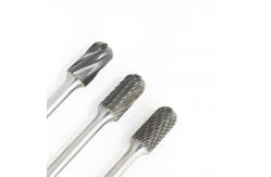 China Custom 6 Mm Solid Carbide Burrs  Arc Pointed Nose Tungsten Carbide File supplier