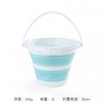 Easy-to-Carry Foldable Plastic Bucket Lightweight for Travel Collapsible for sale