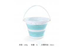 China Easy-to-Carry Foldable Plastic Bucket Lightweight for Travel Collapsible supplier