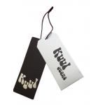Bespoke Paper Brand Tag On Clothes Cheap Jeans Hang Tags Glossy Lamination for sale