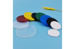 China 52mm Diameter 202# PE Plastic Lids Regular Mouth Tin Can Cover supplier