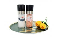 China Compact 80ml Mini Salt And Pepper Grinder Mill Set supplier