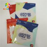 Recyclable Herbal Incense Packaging Plastic Bags 3 Side Sealed Custom With Zipper