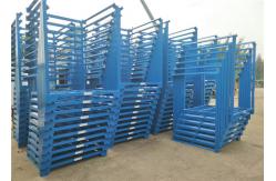 China Galvanized Iron Stackable Pallet Storage Racks For Industrial ISO Standard supplier