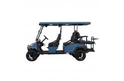 China Safe & Comfortable Lifted Electric Golf Buggy with 4 Seats & 2 Rear 72V 450Ah Lithium Battery supplier