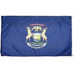High-density Polyester Michigan Flag Customization Precision Printing