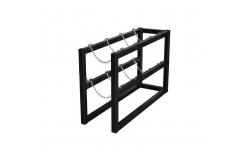 China 4 Cylinder Oxygen Tank Storage Rack 10in Gas Cylinder Racks And Stands supplier