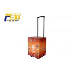 Glossy Printing Carton Trolley Box Sturdy Structure Environmental Friendly for sale