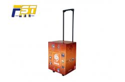 China Glossy Printing Carton Trolley Box Sturdy Structure Environmental Friendly supplier