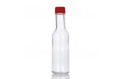 China Mini Empty Chilli Tomato Hot Sauce Bottles with Plastic Lid supplier