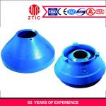 Mn14Cr2 Mn18Cr Cone Crusher Spare Parts Mantle High Manganese Steel for sale