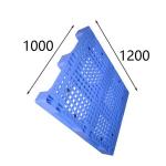 Virgin HDPE Hygienic Plastic Pallets Solid Flat Racking 5000kg Stacking Load for sale