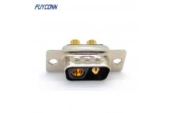 China 2V2 D-SUB Connector , Solder Male 2pin DB Connector supplier
