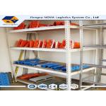 CE Boltless Metal Shelving With Multi Level Picking Modules , Warehouse Storage Racks Household for sale