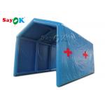Inflatable Frame Tent Blue Oxford Cloth Outside Inflatable Decontamination Tent Disinfection Channel Sanitizing Station for sale