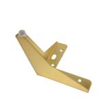Y Shaped Golden Metal Sofa Legs 135mm Height Easy And Quick Fitting