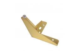 China Y Shaped Golden Metal Sofa Legs 135mm Height Easy And Quick Fitting supplier