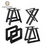Professional Hardware Home Desk Feet Square Table Frame Furniture Leg Metal Table Legs for sale