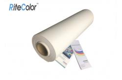 China Bright White Glossy Latex Media Digital Printing Polyester Canvas Fabric Roll supplier