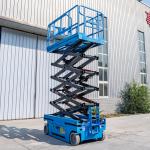6m 8m Self Propelled Scissor Lift Maintain Free Mobile Scissor Lift for sale